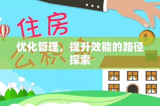宝塔优化管理，提升效能的路径探索